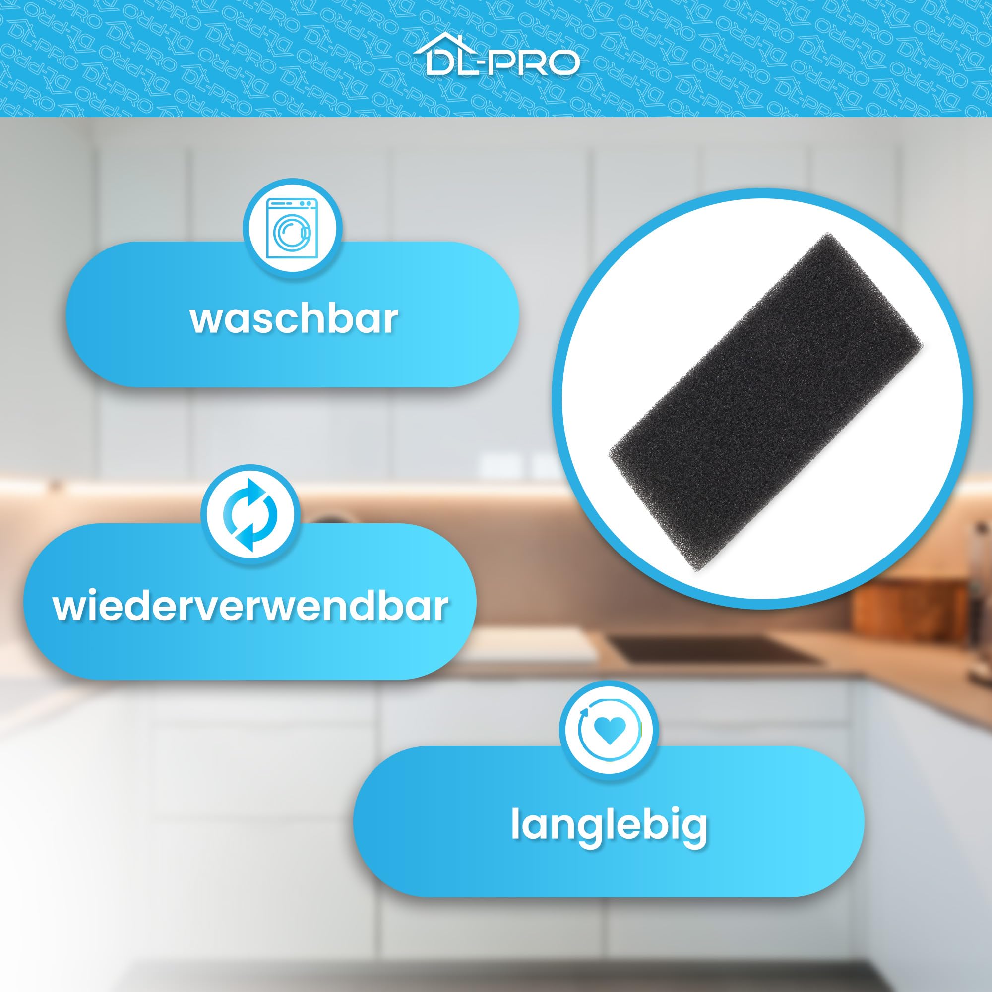 5 Filtri Schiuma Filtro Lanugine Per Essiccatore Bauknecht Vasca - Foto 7