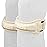 KARM Patella Band - Patellar Tendon Support Strap - Knee Bands for Pain, Basketball, Sports - Jumpers Knee Brace for Women & Men (XS/S/M/L/XL, Pair of 2 Straps, Beige)