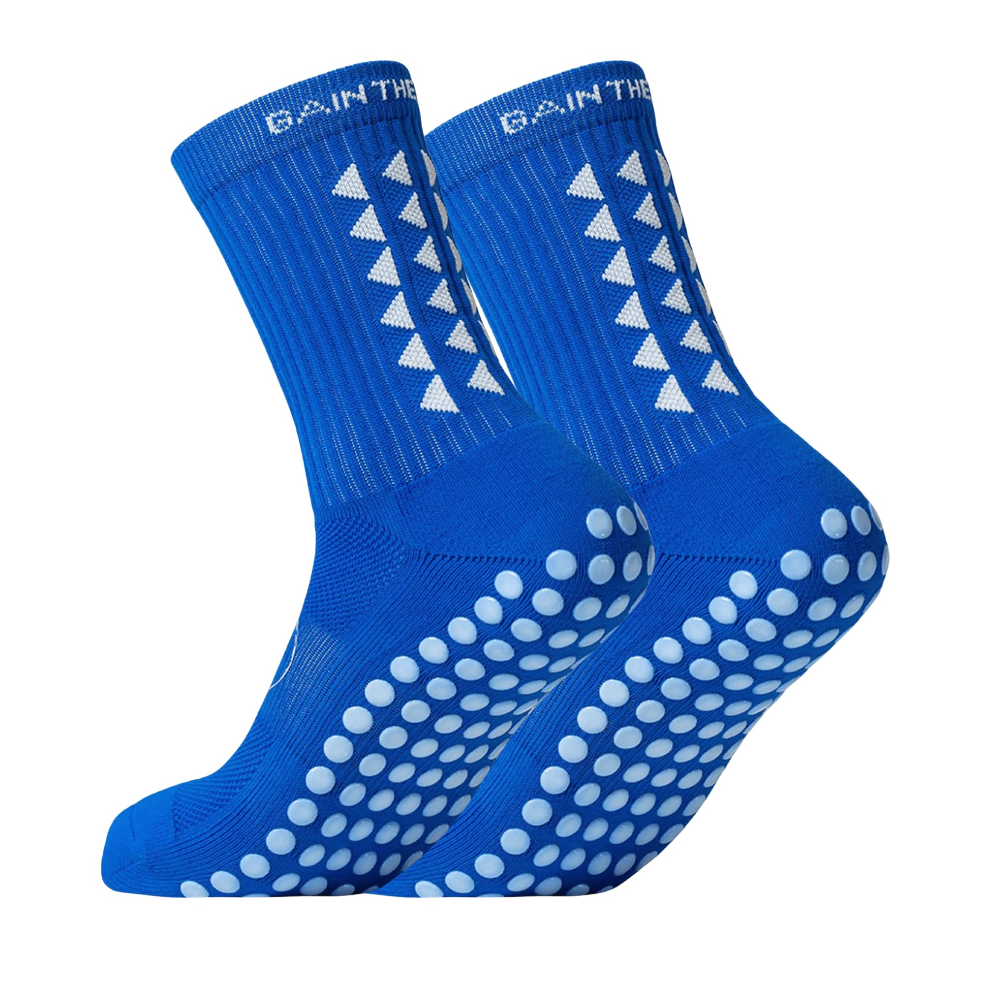 Gain The Edge Football Grip Socks 3.0-2pc and 4pc Set - Non Slip Football Socks - Updated Model - 4