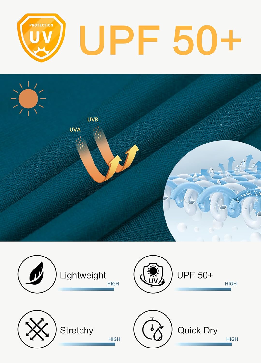 JWM Men's Sweatpants Zipper Legs Bottom - Tapered Track Traning Running Athletic Workout Basketball Slim Fit Pant Zip Pockets Deep Blue-White - Image 4