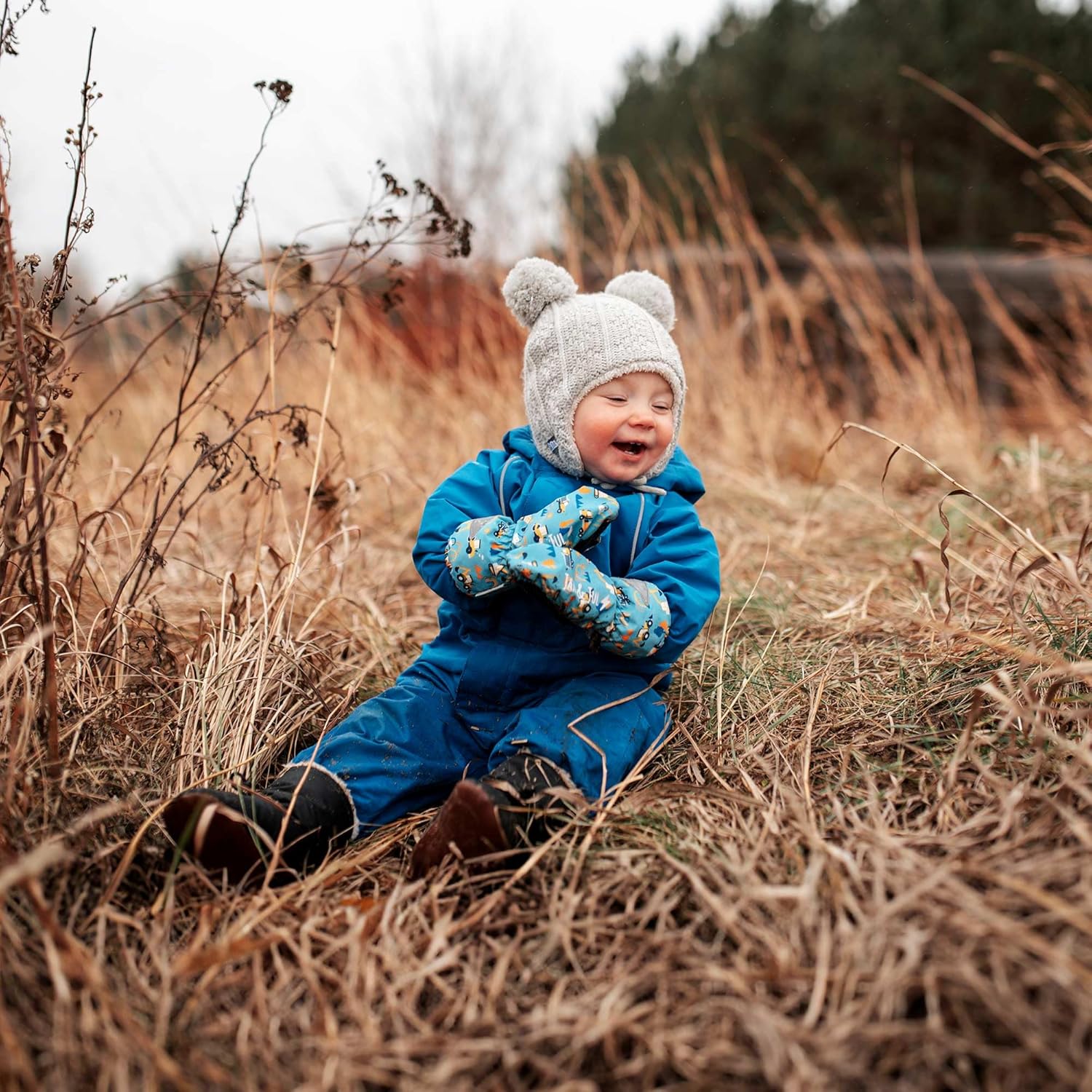JAN & JUL Waterproof Rain Mittens for Babies and Toddlers