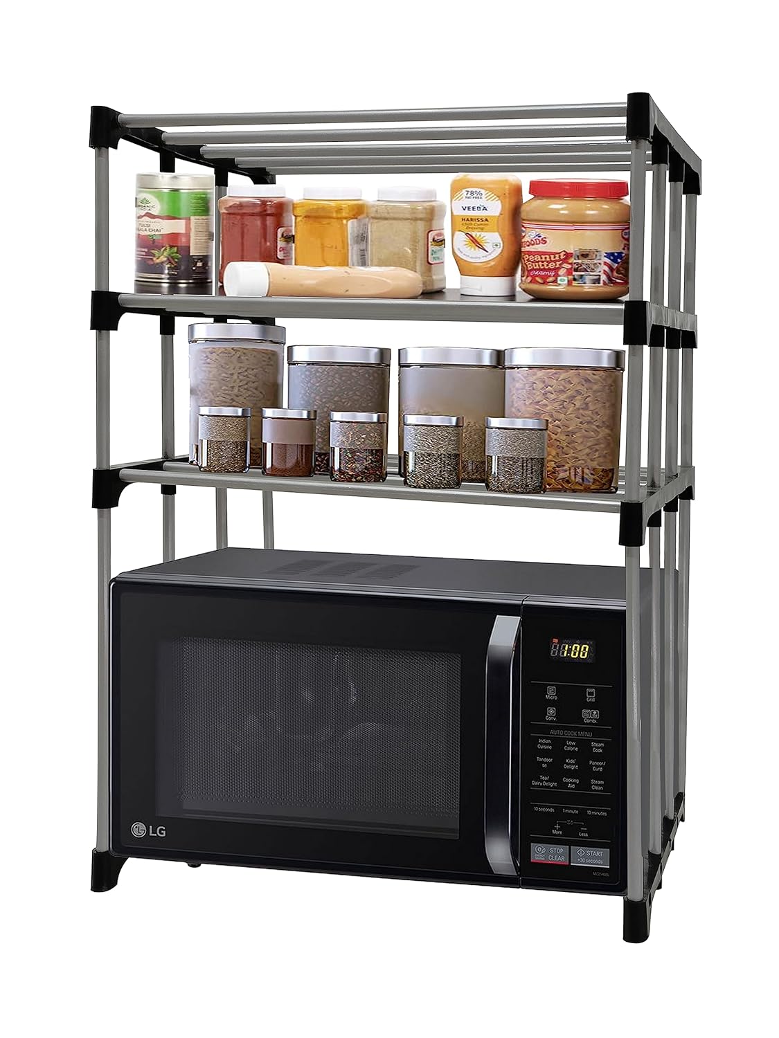 Premium 3Tier Microwave Storage Stand Oven Stand Kitchen Storage Shelf Rack