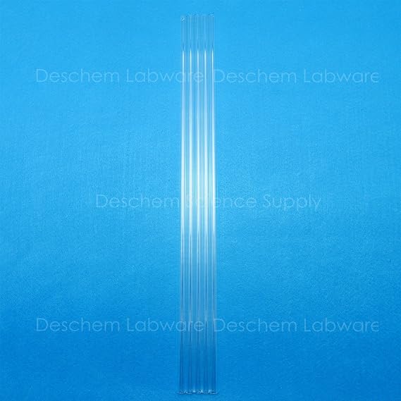 5PCS 500mm,Quartz Glass Tube,OD 10mm,Thcik 2mm,Made Form Fused Silica