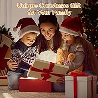 Vista 7 de Moon Lamp LED Night Light - Dimmable Bedside Lamps Small Modern Bedroom Lamp LED Desk Light with 25 Lighting Modes 3D Printed Realistic Moon Surface