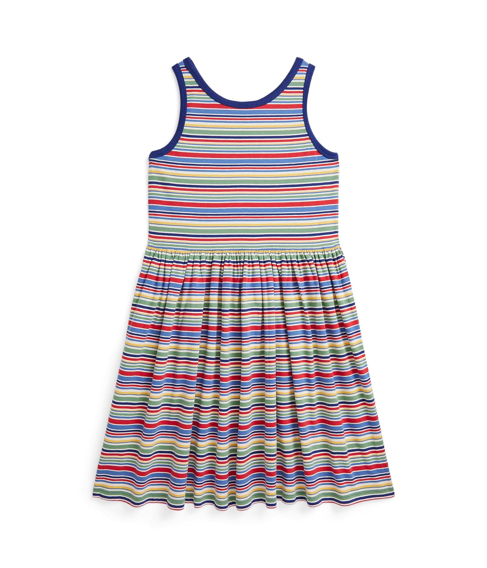 Girl's Dresses Polo Ralph Lauren Kids Striped Cotton Jersey Dress (Big Kid) - Picture 5 of 5
