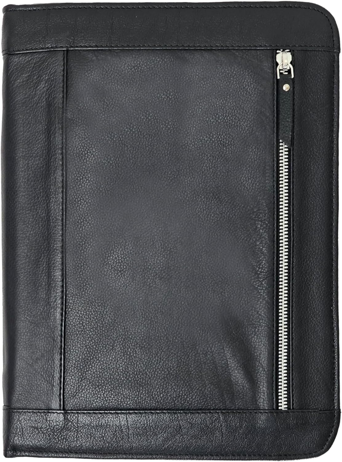 Handmade GENUINE LEATHER Business Portfolio by Jaald | Professional Organizer Men & Women | Durable Leather Padfolio with Sleeves for documents and notepad