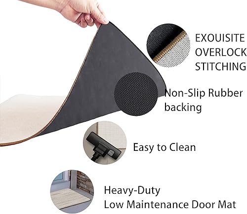 Miniatura 83 de Tapete divertido para puerta de campamento de 17 x 30 pulgadas, regalos de campamento para mujeres, alfombras de cámper para interior, alfombra