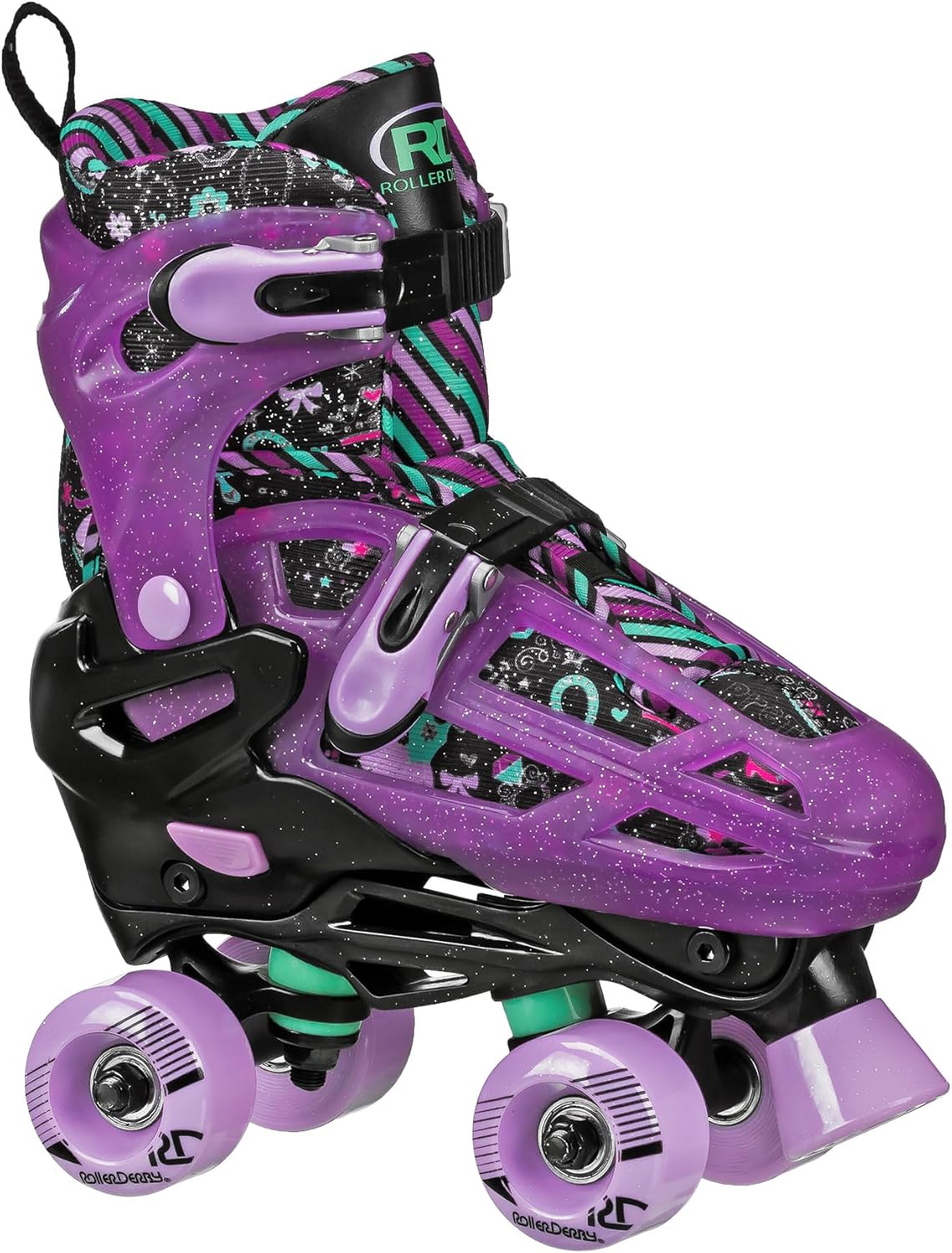 Roller Derby Falcon 2-in-1 Combo Quad and Inline Skates for Kids, Adjustable Sizing