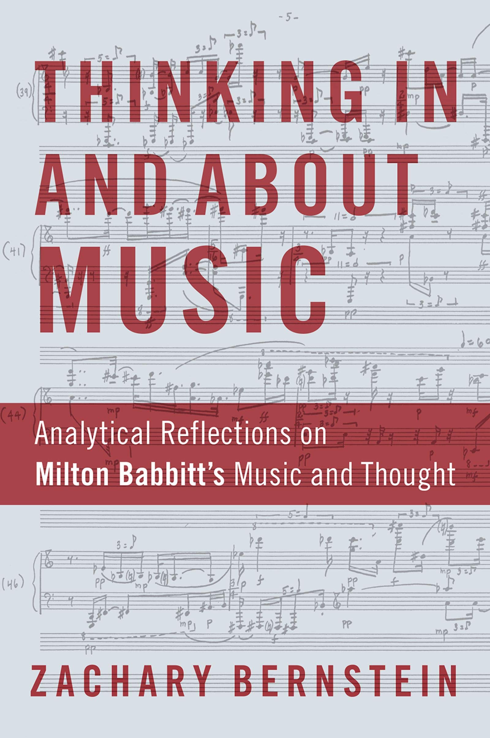 Milton Babbitt Music and Thought lecture universitaire