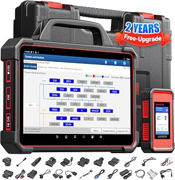 Launch X431 PAD VII Elite, Intelligent J2534 Protocol, Coding, Topology, Bidirectional All System Scan Tool, 60+ Services, Professional Diagnostic Scanner with SmartLink C, CANFD DoIP, 2-Year Update