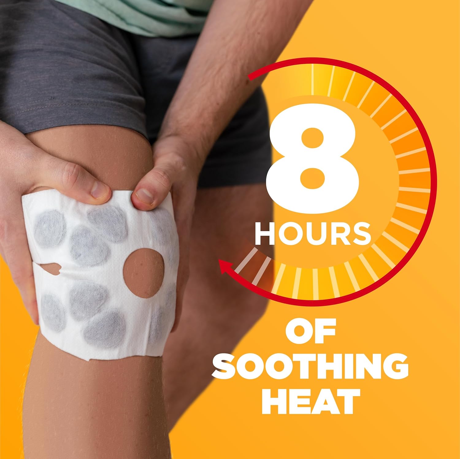 ThermaCare Knee HeatWraps - Targeted Knee Pain Relief with 8-Hour Therapeutic Heat - Flexible, Discreet, Drug-Free Portable Heat Therapy - 4-Count 6 ThermaCare Knee HeatWraps - Targeted Knee Pain Relief with 8-Hour Therapeutic Heat - Flexible, Discreet, Drug-Free Portable Heat Therapy - 4-Count - Image 4