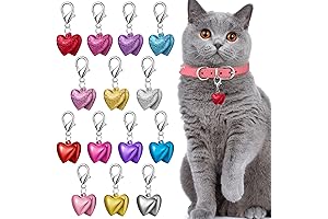 Kajaia 14 Sets Heart Shaped Bells