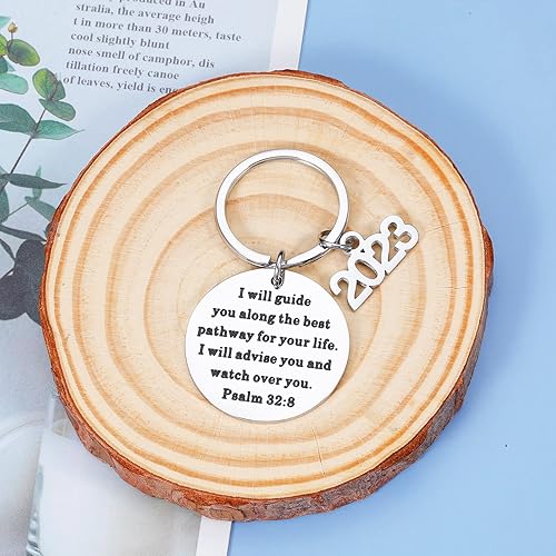 Miniatura 6 de GGOJAGST Regalo de confirmación de bautismo, llavero inspirador de versículo bíblico para mujeres, hombres, niñas, niños, regalo de Navidad,