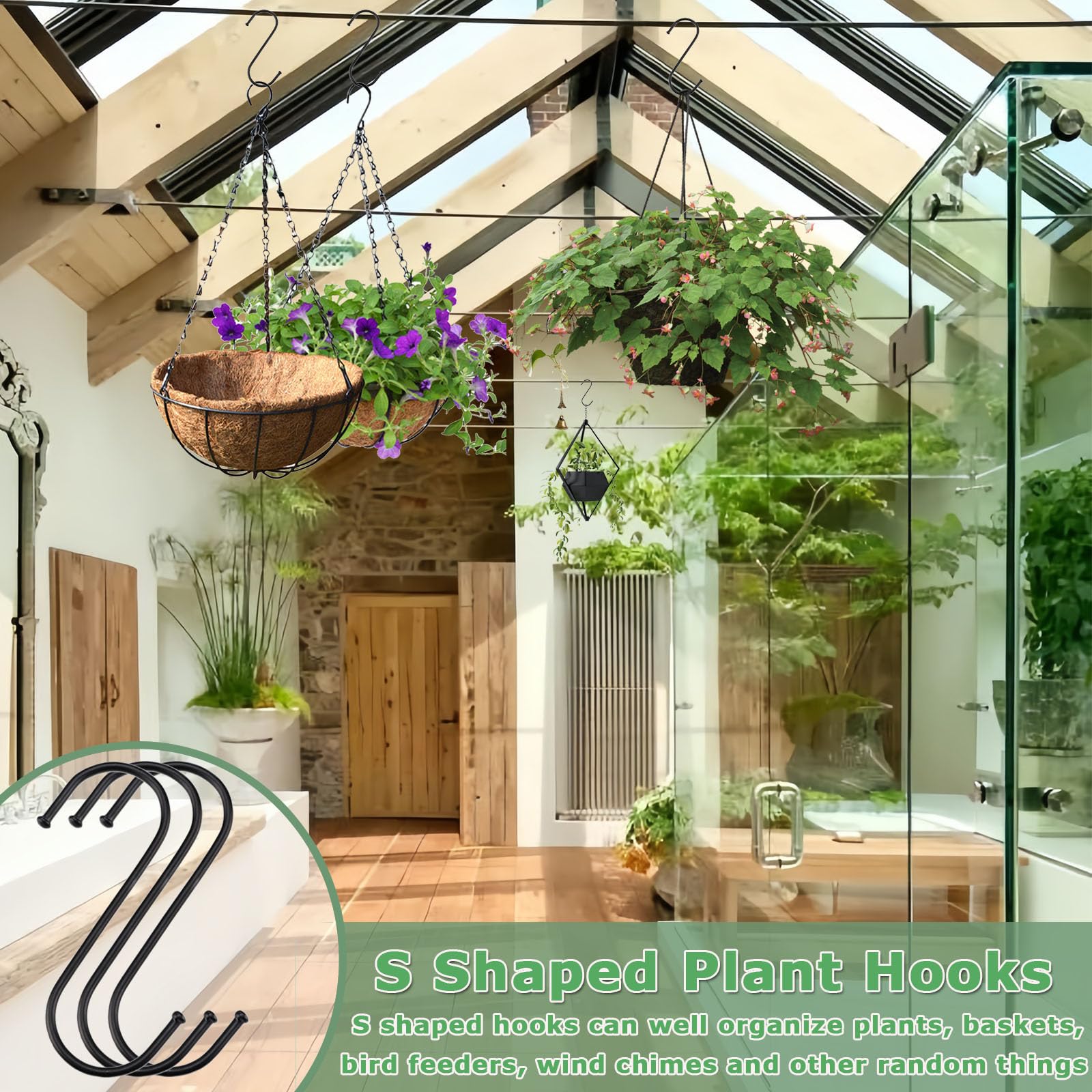 Ganci A S In Acciaio Inox - 30 Pezzi Multiuso Per Cucina, Bagno, Giardino - Foto 2