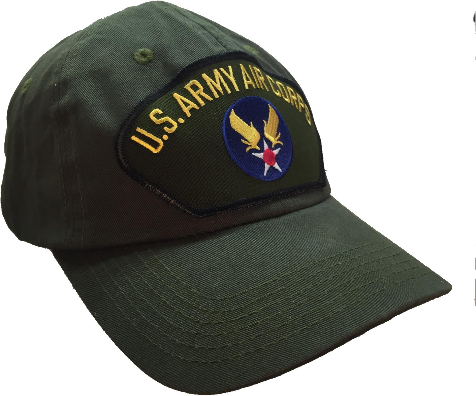 Army Air Corps Hat 100% Cotton Olive Green Ball Cap