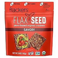 Vista 64 de Galletas de semillas de lino orgánico, Flackers, Doctor in the Kitchen