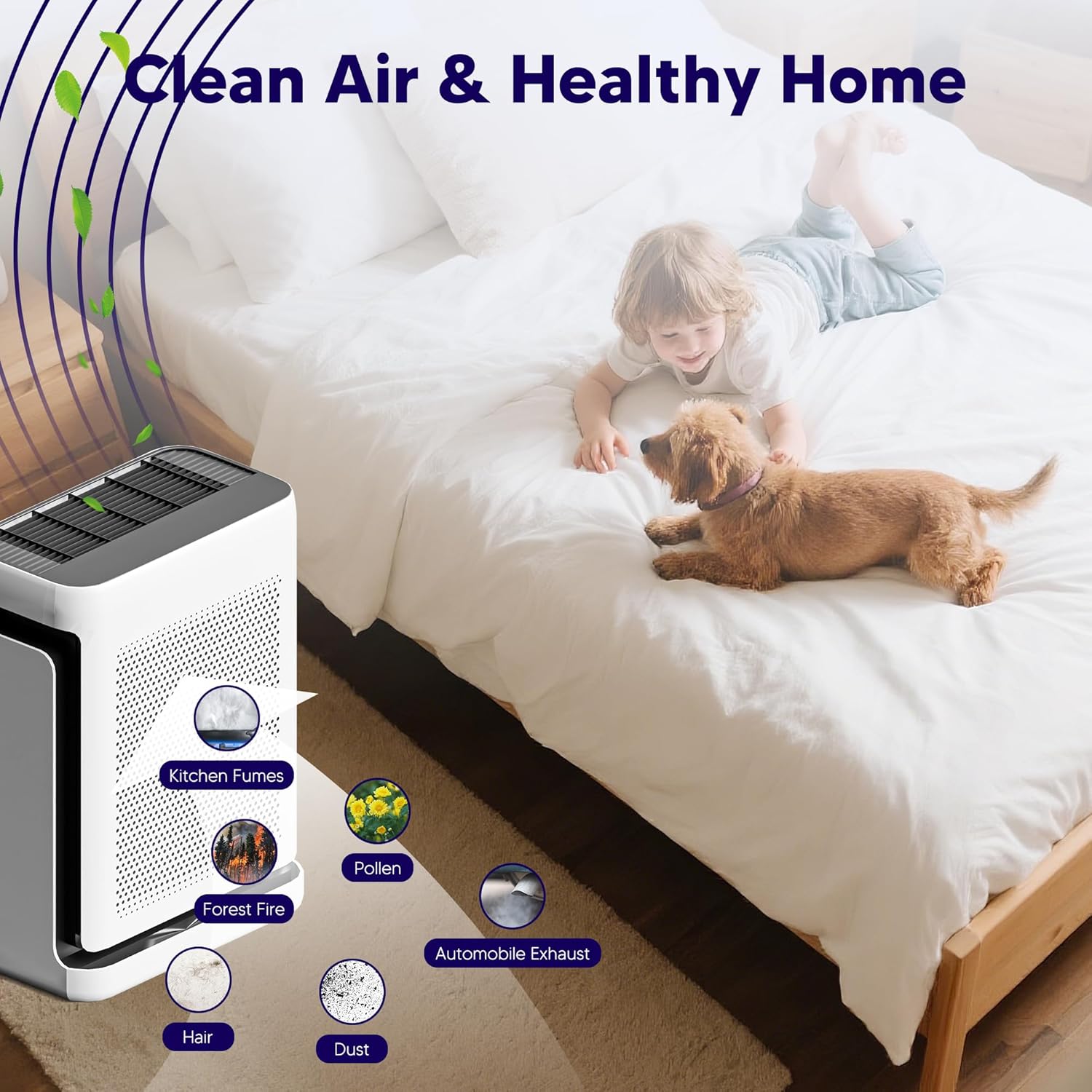 Improvedhand Vital 100S HEPA Replacement Filter Compatible With LEVOIT Vital 100S/100S-P Air Purifier, High-Efficiency 3-IN-1 True HEPA and Activated Carbon Filters, Pack of 3, White - Image 7