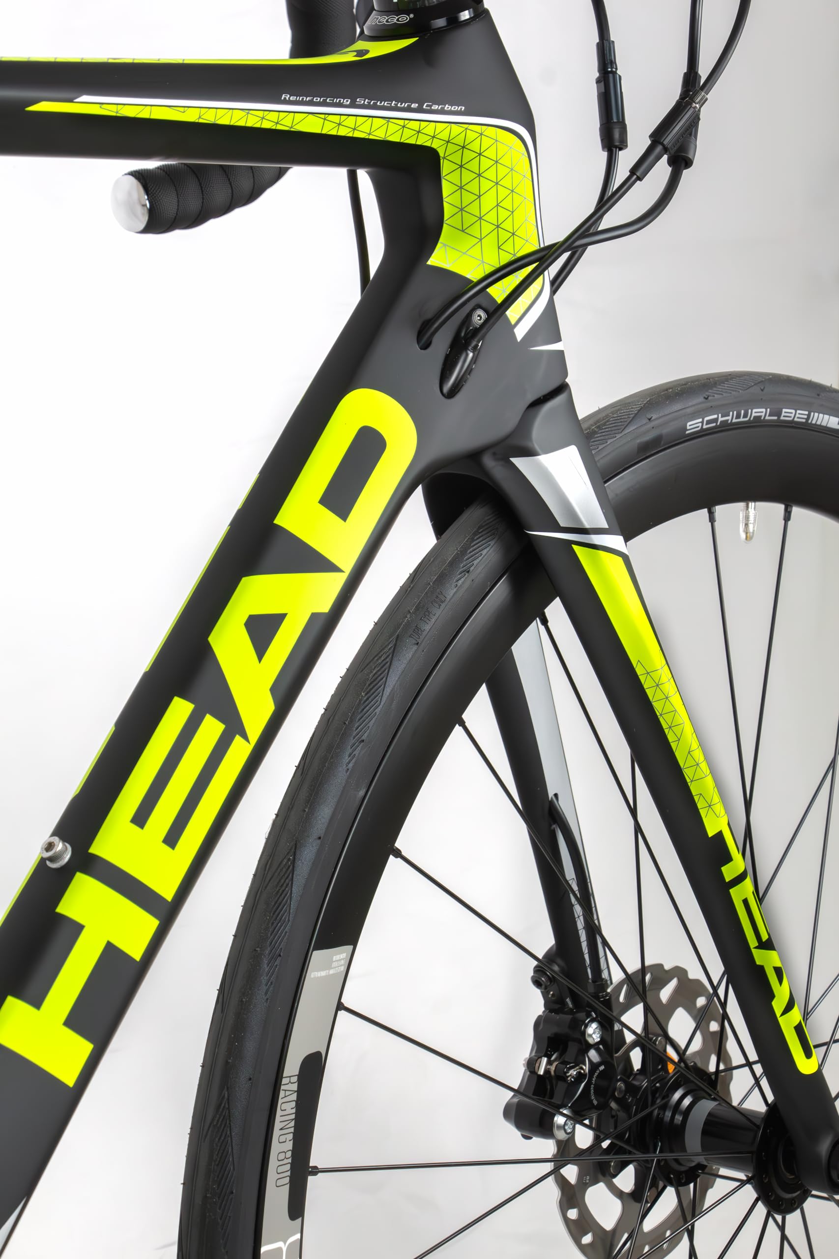 Head Unisex - Adult I-Speed Team Road Bike, Matt Black/Yellow