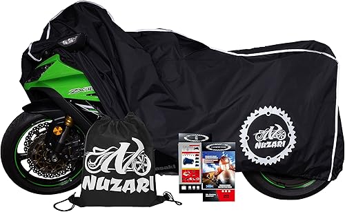 Miniatura 3 de Fundas Nuzari resistentes a la intemperie, de poliéster, impermeables, con pantalla suave y escudo protector del calor. La funda para motocicleta