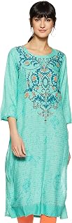 Women's Synthetic a-line Kurta