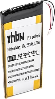 vhbw Li-Polymer Akku 1550mAh (3.7V) für GPS Navigation Navi wie Becker SR3840100