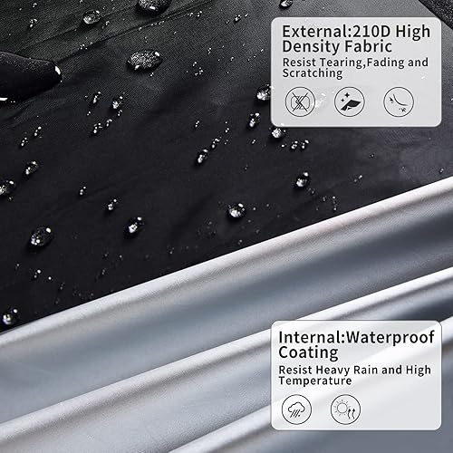 Miniatura 4 de ALSTER Paquete de 2 fundas para sillas de exterior, fundas para sillas de patio (30 pulgadas de largo x 34 pulgadas de ancho x 39 pulgadas de alto),