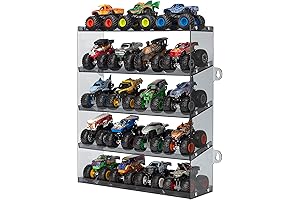 5-Tier Heavy-Duty Acrylic Monster Truck Display Case