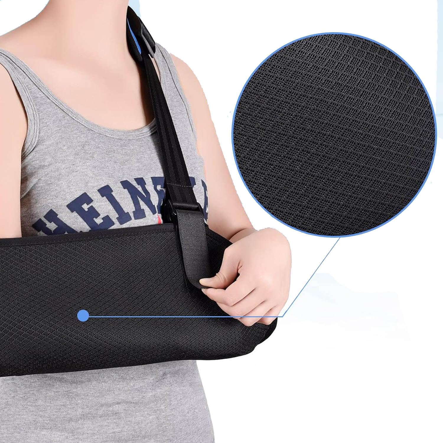 Tutore Braccio SPORTHERAPY Ambidestro Con Bretella Regolabile - Dispositivo Medico Certificato Per Immobilizzazione Spalla - 3