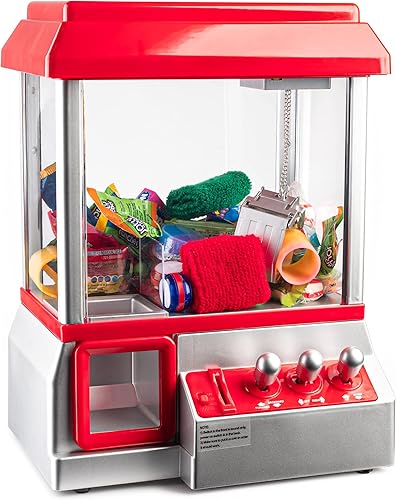 Máquina de garra para niños llena la máquina de garras de juguete con premios dulces juguetes pequeños regalo divertido juego de fiesta para niños