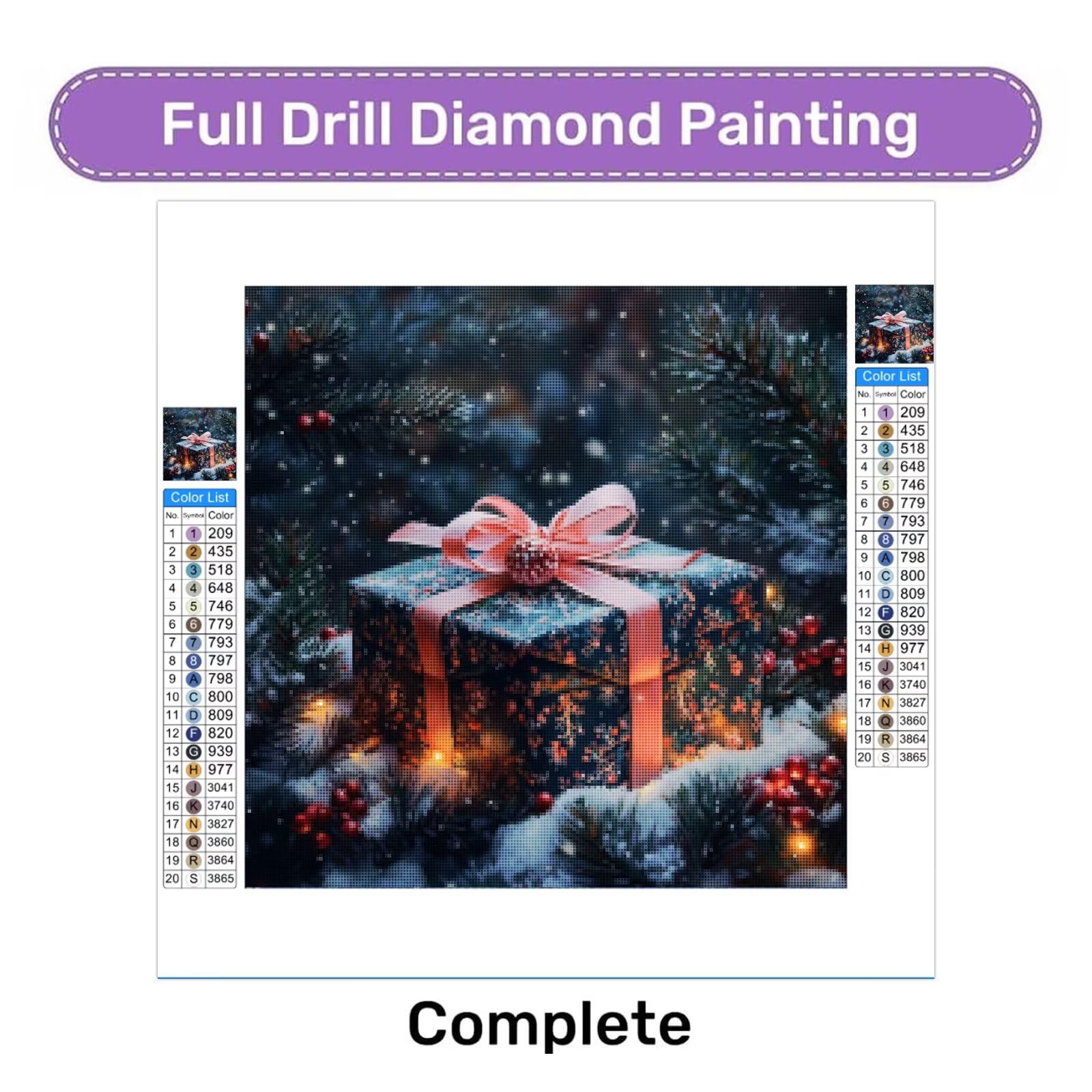 Diamentowa sztuka bożonarodzeniowa, 5D, DIY, prezent, mozaika, zestawy dla dorosłych, początkujących, pełne kwadratowe wiertło, klejnot, kryształ, cekiny, sztuka do dekoracji ścian domu, kreatywne