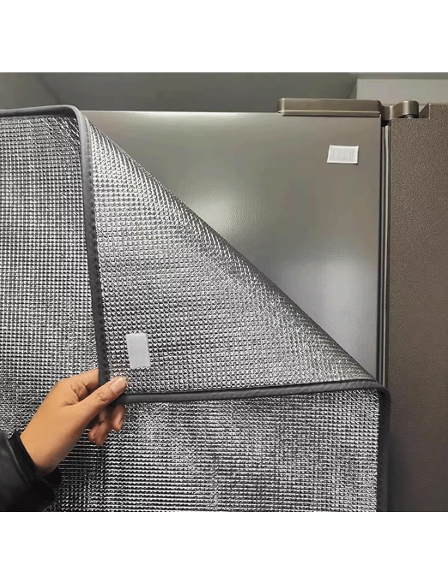 AMZBNEIDI Vertical Freezer Sunshade Film, Waterproof Insulated Refrigerator Cover Silver Multiple Sizes(50x70cm)