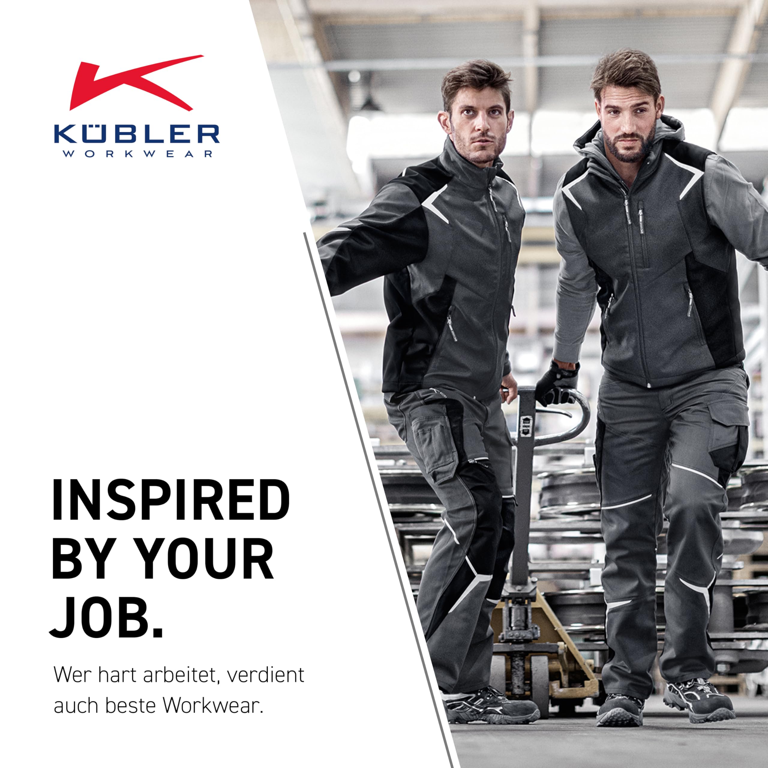 KÜBLER Workwear Unisex Jacke Classiq Organiq Größe 127.0 cm anthrazit (1er Pack)