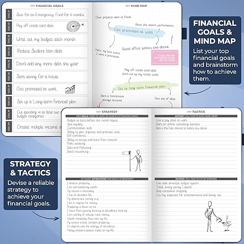 Miniatura 5 de Clever Fox - Planificador de presupuesto y registro de gastos Organizador de presupuestos mensuales, cuaderno de registro de finanzas y libro de
