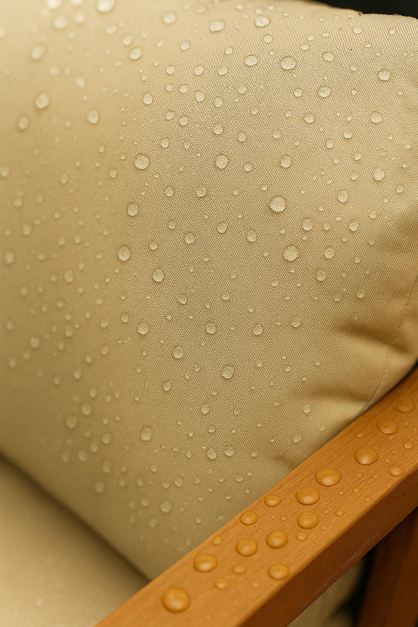 Coussin pour banc de jardin avec dossier – Set – Coussin double face pour balançoire et banc – Disponible en différentes couleurs et tailles (Beige, 140 x 60 x 50 cm)