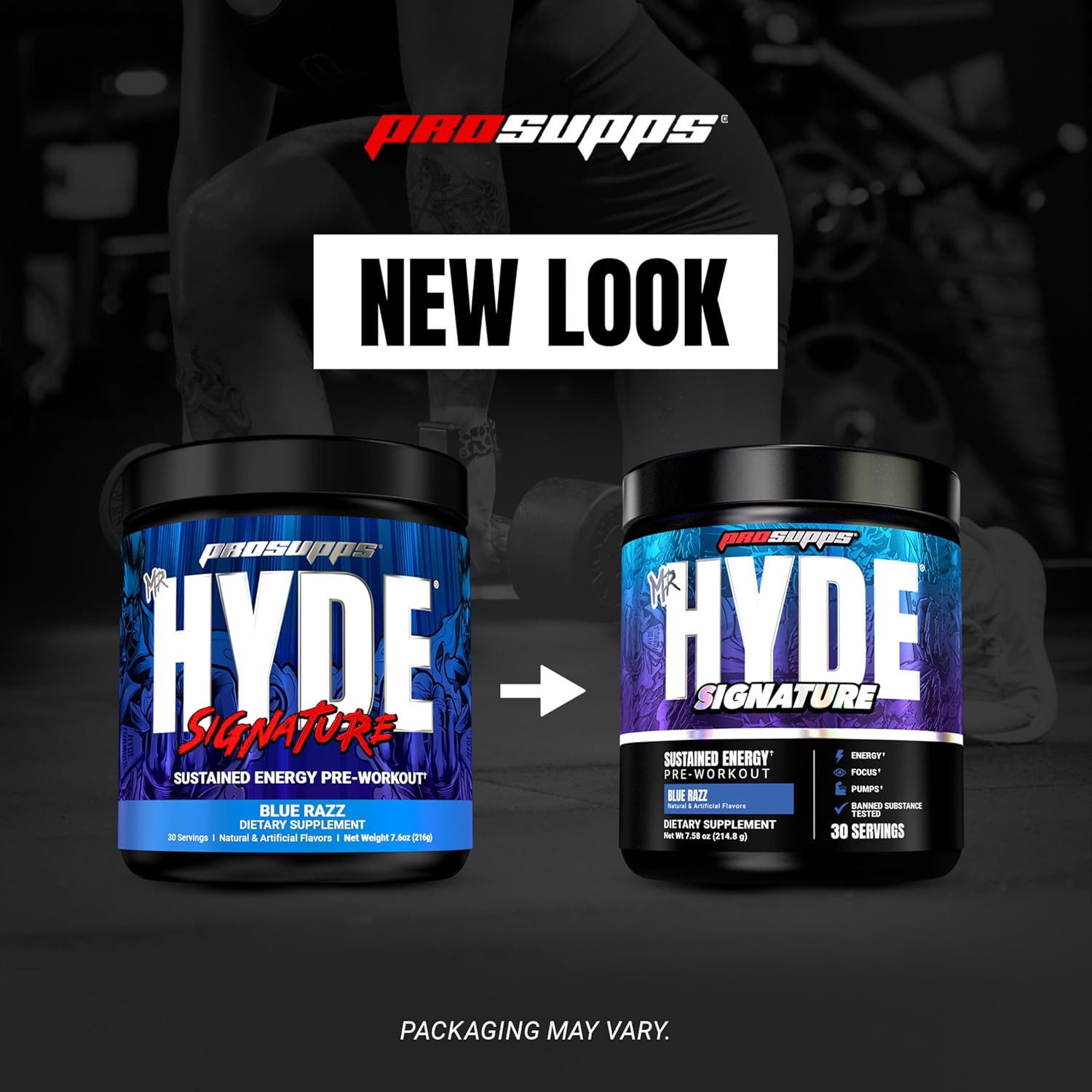 ProSupps Mr. Hyde Signature Pre Workout Powder with Creatine, Beta Alanine & Caffeine - Performance, Energy & Endurance - Clean Fitness & Gym Supplements for Men & Women (Blue Razz, 30 Servings) - Image 7