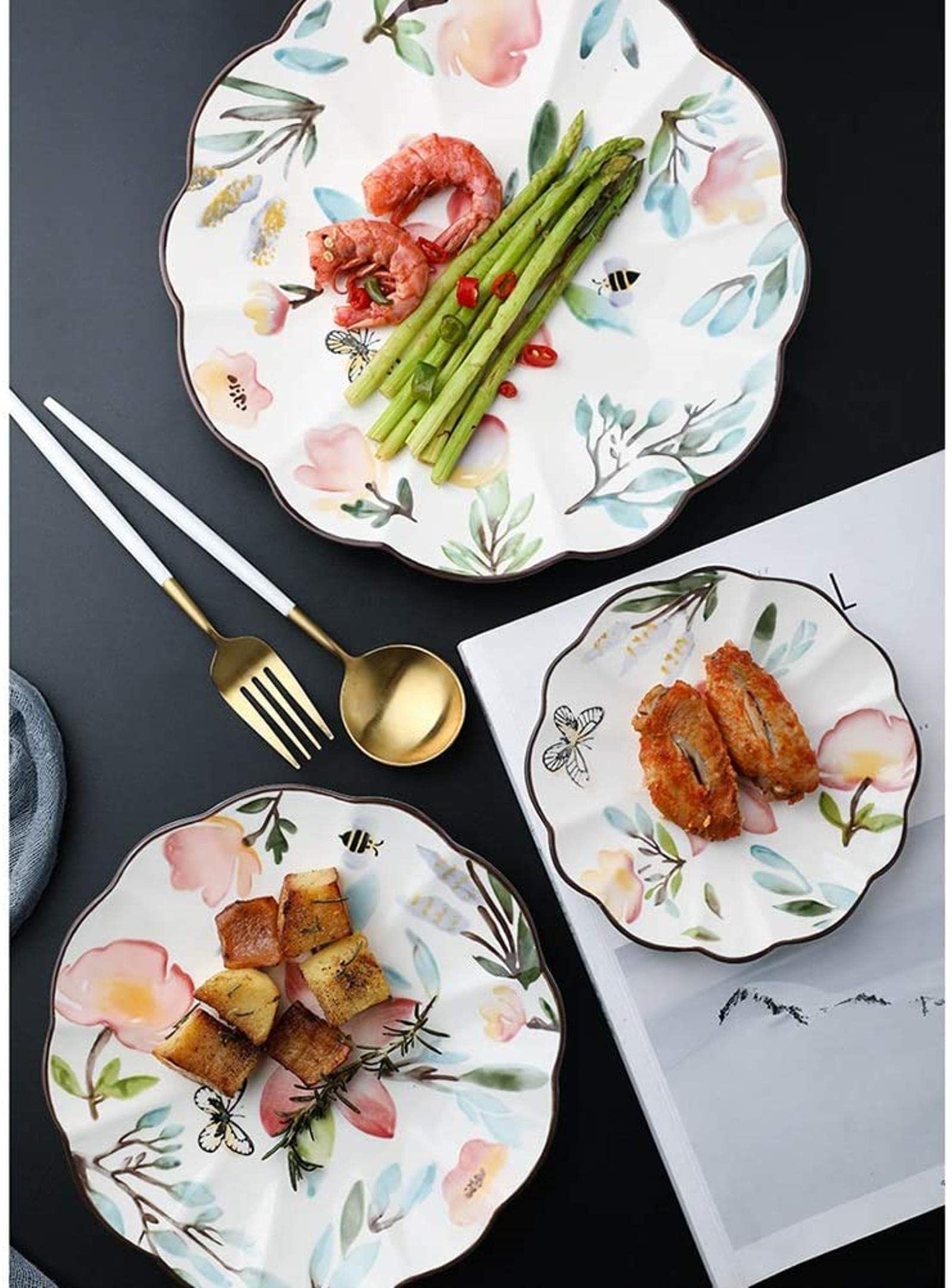 Amazon.co.jp: Xinwanプレートプレートプレートプレートプレート