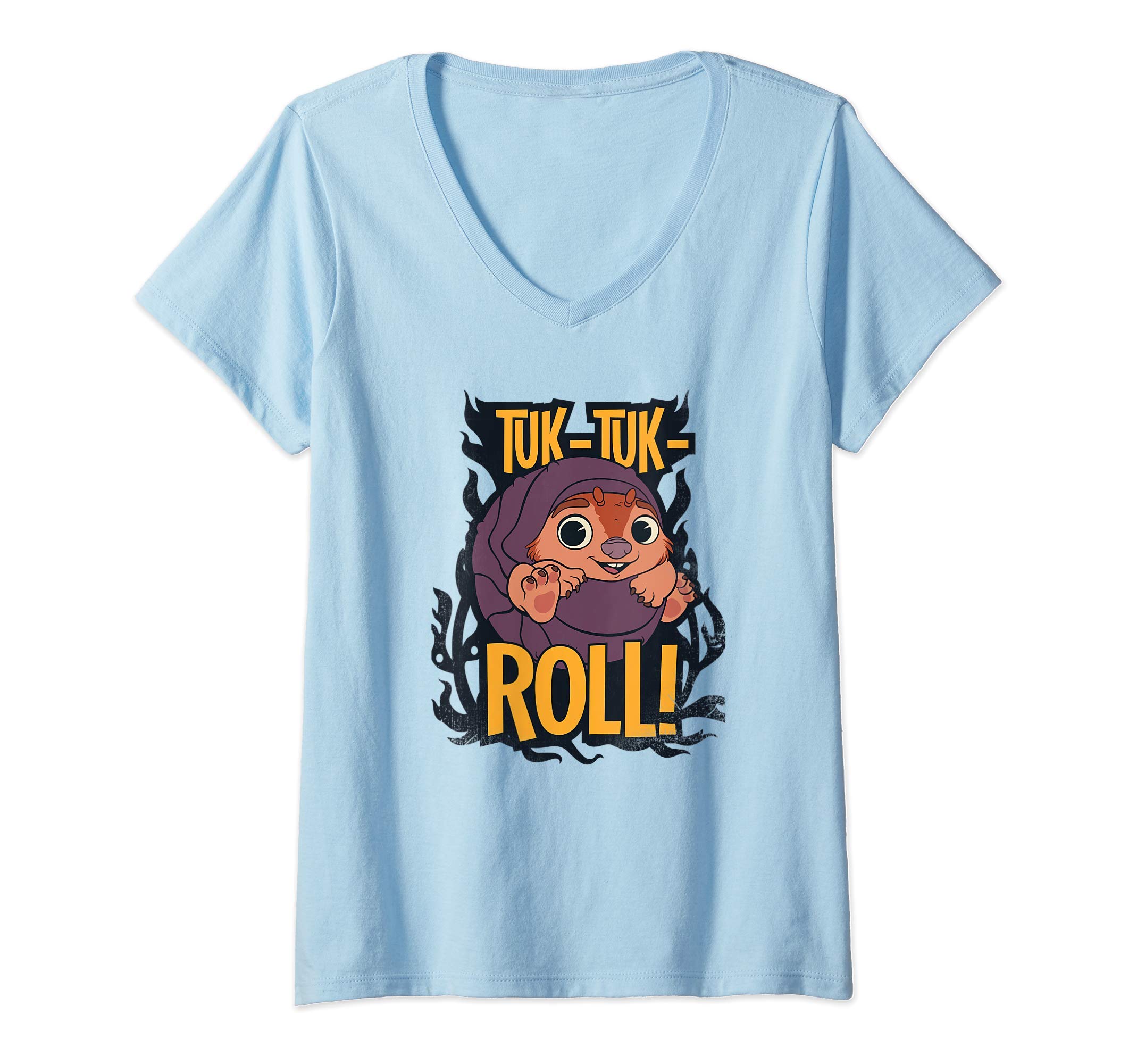Disney Raya and the Last Dragon Baby Tuk-Tuk Roll V-Neck T-Shirt