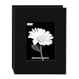 Pioneer Photo Albums Mini Fabric Frame Cover Photo Album 24 Pockets Hold 4x6 Photos, Deep Black