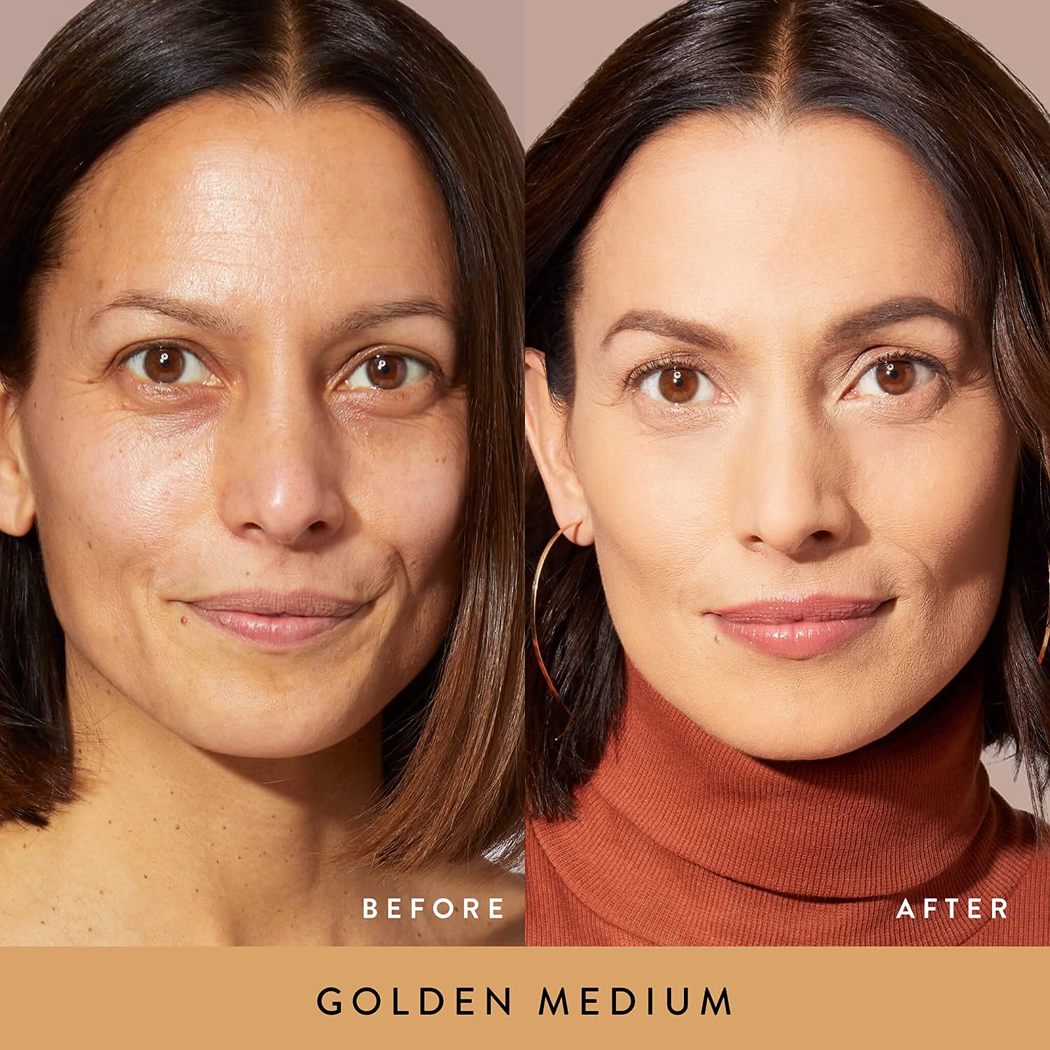 LAURA GELLER NEW YORK It Takes Two: Baked Double Take Full Coverage Foundation + Baked Balance-n-Brighten Color Correcting Foundation - Golden Medium