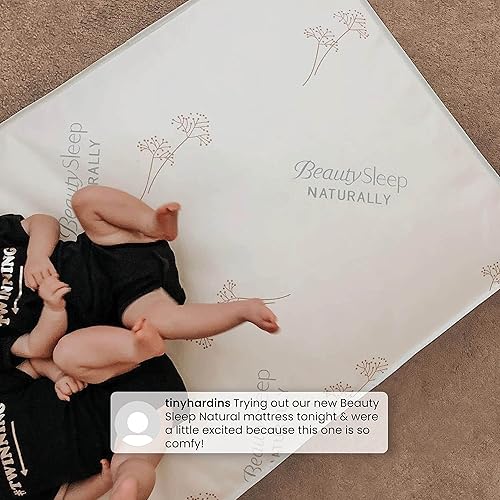 Miniatura 7 de Cuna natural y colchón para infantes para dormir