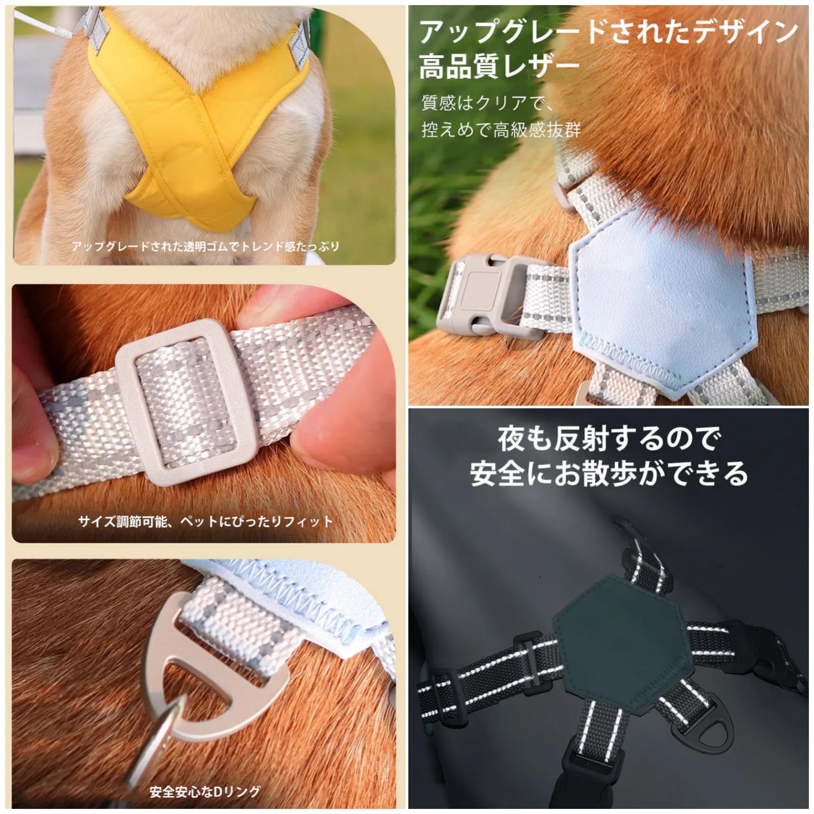 Amazon | GIIPET-犬用ハーネス X字型構造 犬用胴輪 引っ張り防止 気管