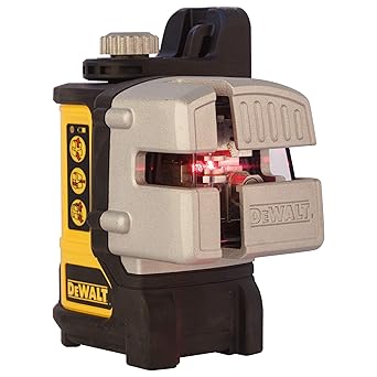 DEWALT DW089K-XJ 3 Beam Self Levelling Multi Line Laser (Black & Yellow)