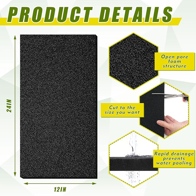DoubleFill 2 Pack Splash Pad para Fuentes 12 x 24 pulg miniatura 2