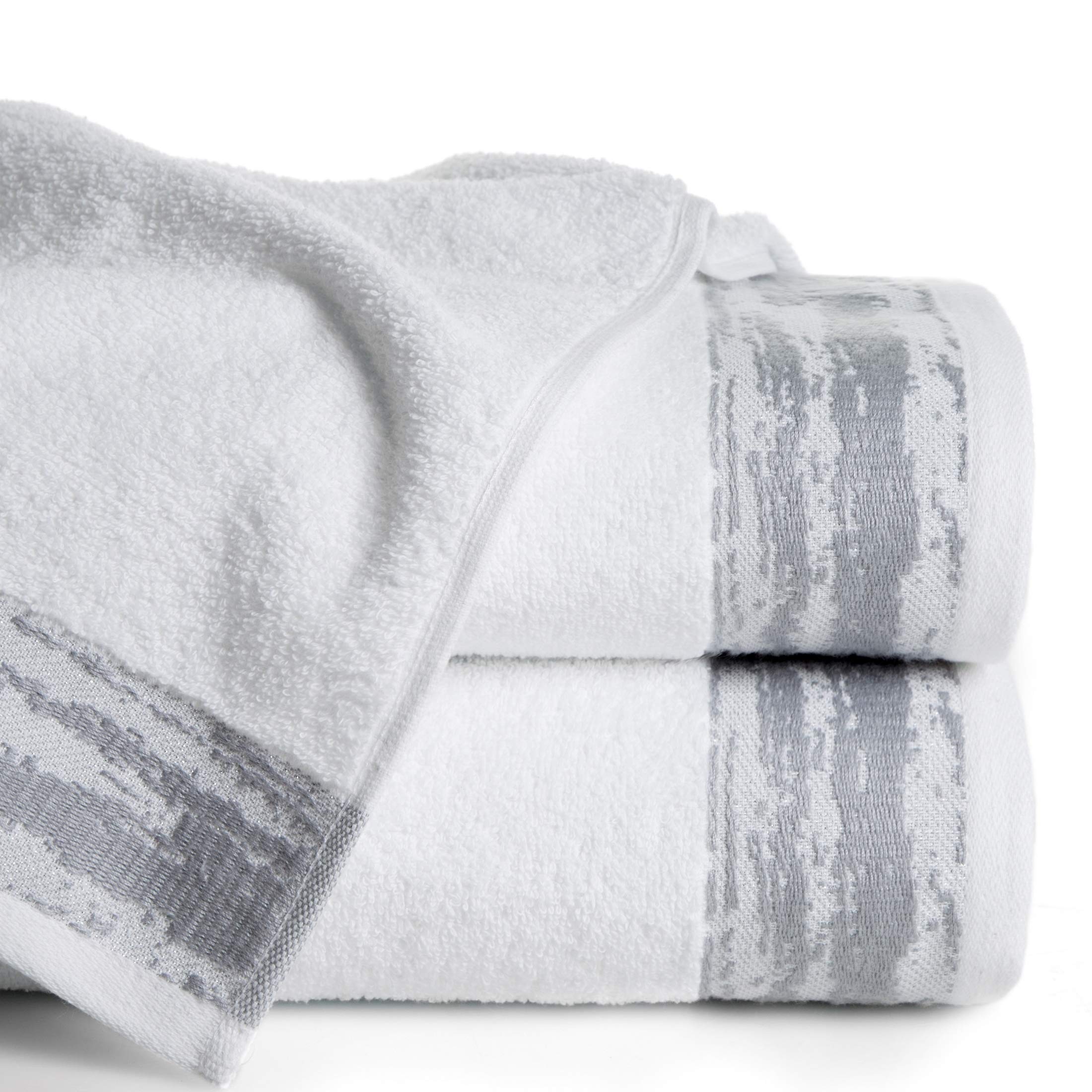 Serviettes de toilette en coton Eurofirany 50x90 cm | Lot de 6 draps de bain colorés