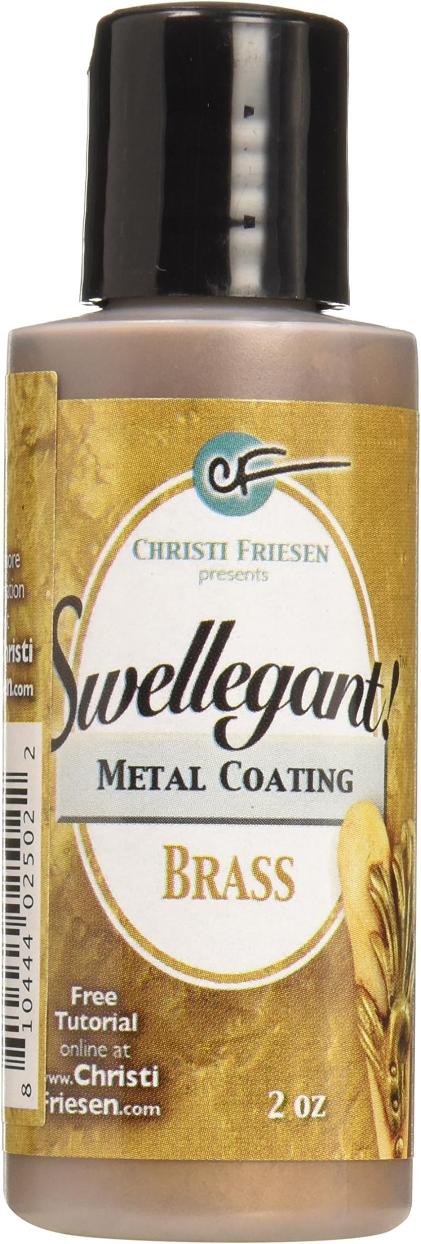 Great Create 502 Swellegant Metal Coating, 2 oz, Brass