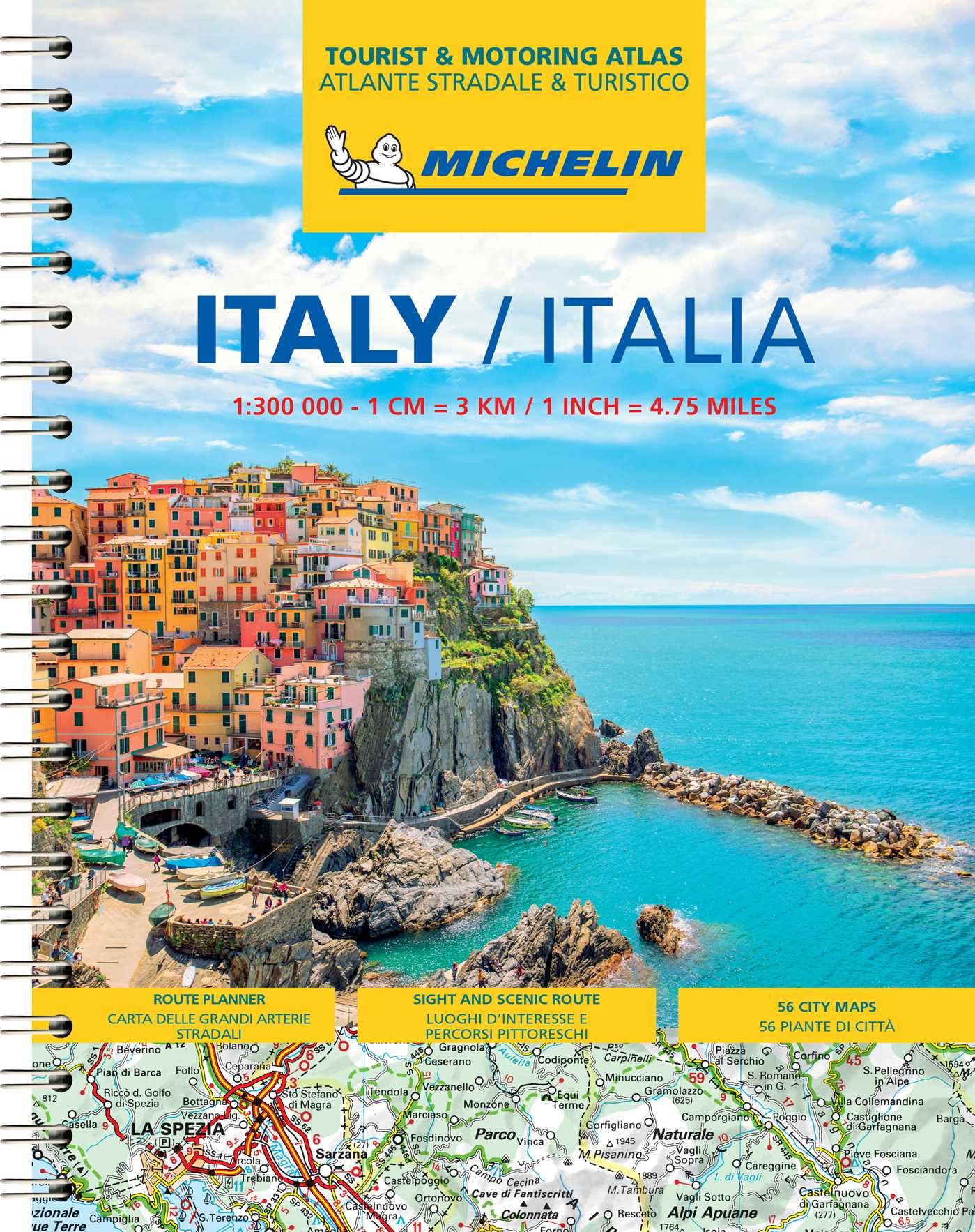Italy - Tourist and Motoring Atlas (A4-Spiral): Tourist & Motoring Atlas A4 spiral (Atlas (Michelin))