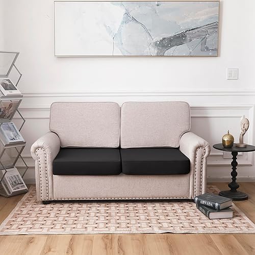 Miniatura 2 de Fundas de cojín 100% impermeables para sofá, fundas de asiento de sofá, fundas de cojín individuales elásticas para sofá seccional, fundas