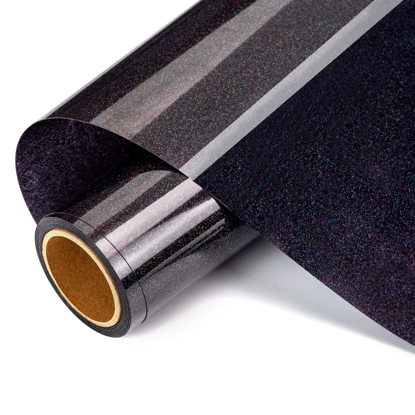 Buy HTVRONT Black Glitter HTV 10'' X 10ft Glitter Iron on Vinyl for