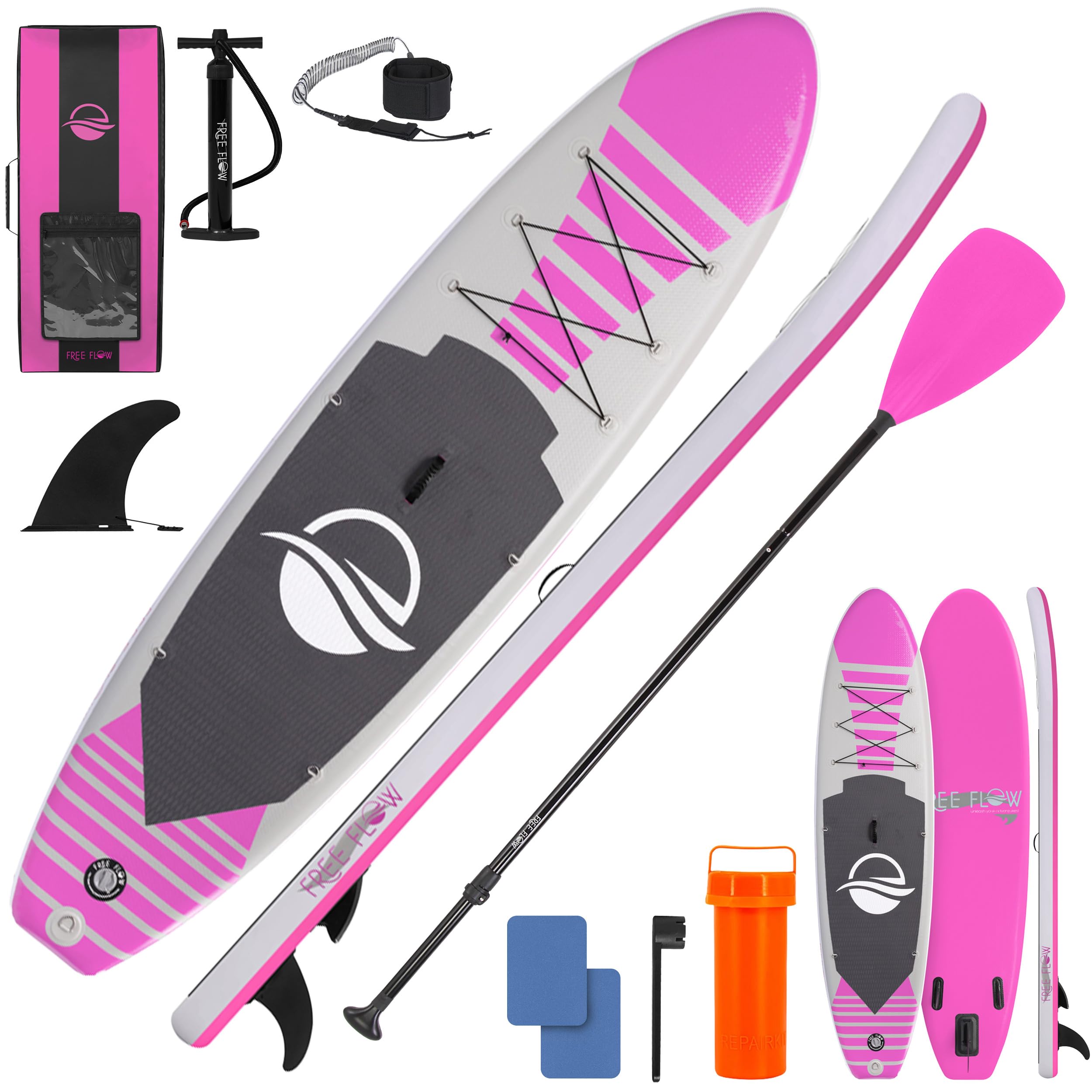 Amazon.com : SereneLife 10'6” Inflatable Paddle Board with SUP