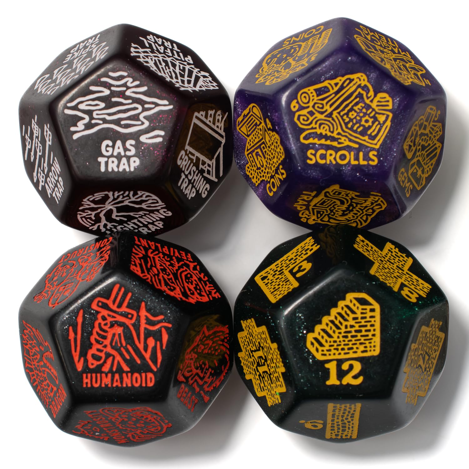 Spin Master Würfelturm Mit 7 Polyedrischen Würfeln – Für D&D, Magic, RPG-Spiele, Ab 8 Jahren